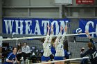 VB vs MHC  Wheaton Women's Volleyball vs Mount Holyoke College. - Photo by Keith Nordstrom : Wheaton, Volleyball, VB